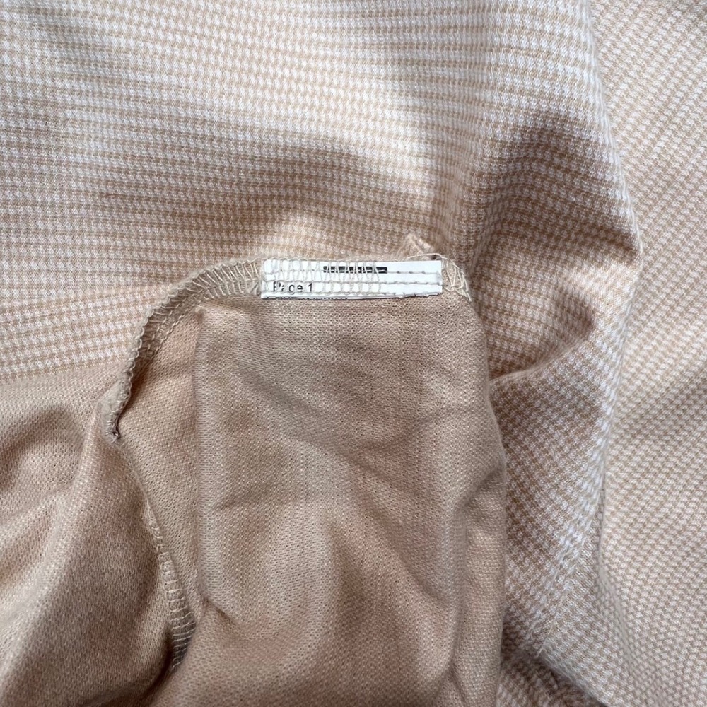 UNTUCKit Men's Large Short Sleeve Cotton Polo Shirt Beige - Picture 4 of 9